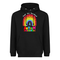 Black autism awareness month t  shirt autism awareness rainbow accept unders Heavyweight Hoodie - DesignPulse