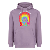 Lavender autism awareness month t  shirt autism awareness rainbow accept unders Heavyweight Hoodie - DesignPulse