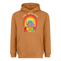 Meerkat autism awareness month t  shirt autism awareness rainbow accept unders Heavyweight Hoodie - DesignPulse