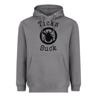Storm ticks suck shirt lyme disease gift green awareness ribbon Heavyweight Hoodie - DesignPulse
