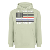 Matcha police fire ems first responder american flag firefighter t shirt Heavyweight Hoodie - DesignPulse