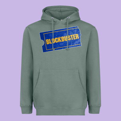 Blockbuster Heavyweight Hoodie Designed By Designpulse