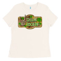 Bone Shamrockin' St. Patrick's Day Ladies Tee - OliviaCreatesArt