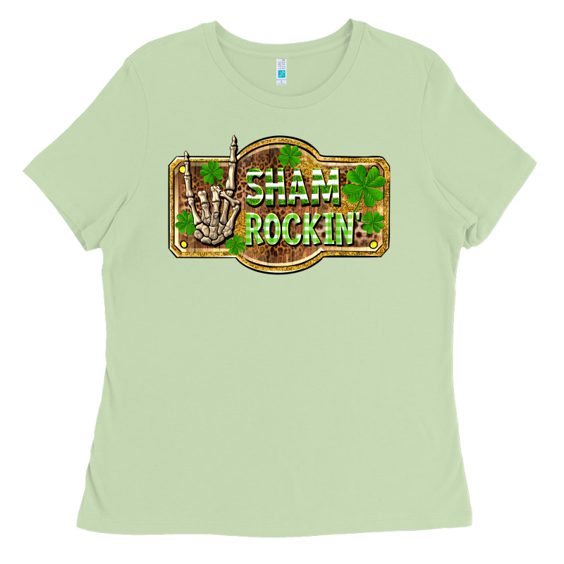 Shamrockin' St. Patrick's Day Ladies Tee by OliviaCreatesArt | Teevron