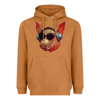 Meerkat Blodwyn pig Heavyweight Hoodie - DesignPulse