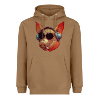 Toasted Coconut Blodwyn pig Heavyweight Hoodie - DesignPulse