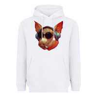 White Blodwyn pig Heavyweight Hoodie - DesignPulse