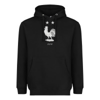 Black FFF Two Stars Heavyweight Hoodie - DesignPulse