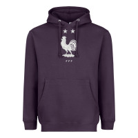 Plum FFF Two Stars Heavyweight Hoodie - DesignPulse