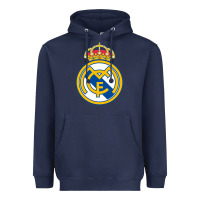 Navy real,madrid Heavyweight Hoodie - DesignPulse