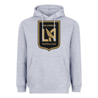 Heather Grey LAFC Heavyweight Hoodie - DesignPulse