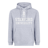 Heather Grey stanford university logo Heavyweight Hoodie - DesignPulse