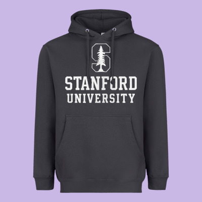 Stanford University Logo Heavyweight Hoodie Designed By Designpulse