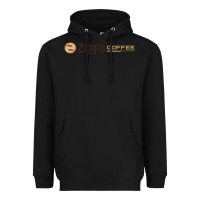 Black ziggi's coffee Heavyweight Hoodie - DesignPulse