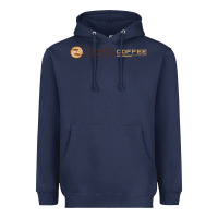 Navy ziggi's coffee Heavyweight Hoodie - DesignPulse