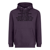 Plum there is no hope its fucked everything is ruined Heavyweight Hoodie - DesignPulse