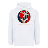 White grateful dude Heavyweight Hoodie - DesignPulse