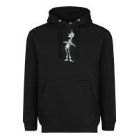 Black vintage wizard of oz tinman Heavyweight Hoodie - DesignPulse