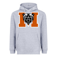 Heather Grey mercer bears Heavyweight Hoodie - DesignPulse