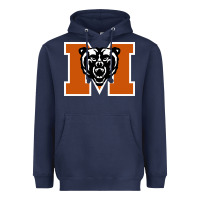Navy mercer bears Heavyweight Hoodie - DesignPulse