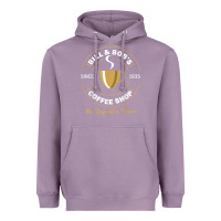 Lavender bill and bob coffee shop aa recovery gift t shirt Heavyweight Hoodie - PixelWave
