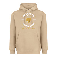 Mushroom bill and bob coffee shop aa recovery gift t shirt Heavyweight Hoodie - PixelWave