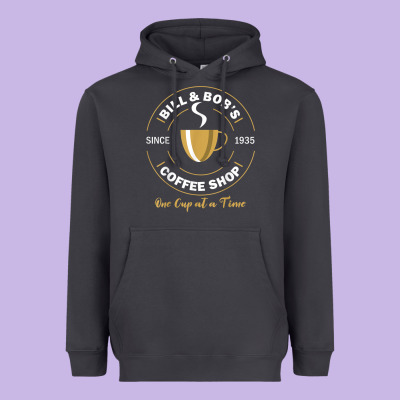 Bill And Bob Coffee Shop Aa Recovery Gift T Shirt Heavyweight Hoodie Designed By Pixelwave