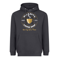 Smoke bill and bob coffee shop aa recovery gift t shirt Heavyweight Hoodie - PixelWave