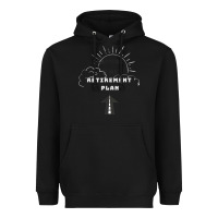 Black the rapture is my retirement plan bible heaven jesus Heavyweight Hoodie - PixelWave