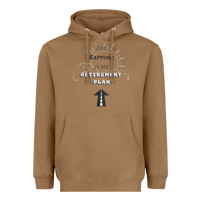 The Rapture Is My Retirement Plan Bible Heaven Jesus Heavyweight Hoodie by PixelWave | Teevron