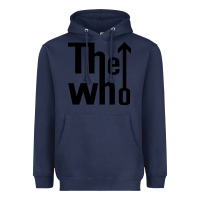Navy the,who,the,who,collection Heavyweight Hoodie - PixelWave