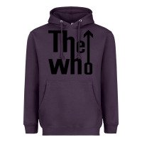 Plum the,who,the,who,collection Heavyweight Hoodie - PixelWave