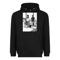Black Thelma And Louise Heavyweight Hoodie - PixelWave