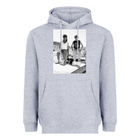 Heather Grey Thelma And Louise Heavyweight Hoodie - PixelWave