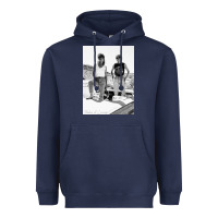 Navy Thelma And Louise Heavyweight Hoodie - PixelWave