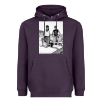 Plum Thelma And Louise Heavyweight Hoodie - PixelWave