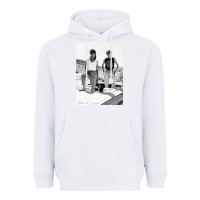 White Thelma And Louise Heavyweight Hoodie - PixelWave