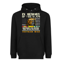 Black Vietnam War Veterans US Memorial Day In The Memory Of 58479 38 Heavyweight Hoodie - PixelWave