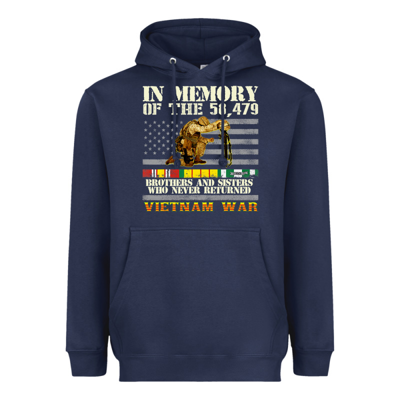 Vietnam War Veterans Us Memorial Day In The Memory Of 58479 38 Heavyweight Hoodie by PixelWave | Teevron