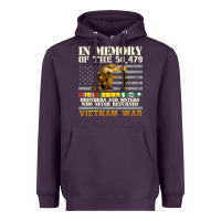 Plum Vietnam War Veterans US Memorial Day In The Memory Of 58479 38 Heavyweight Hoodie - PixelWave