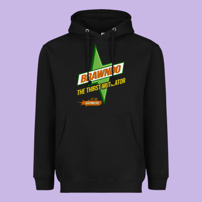 Brawndo The Thirst Mutilator   Idiocracy Inspired Active Heavyweight Hoodie Designed By Pixelwave