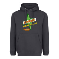 Smoke brawndo the thirst mutilator   idiocracy inspired active Heavyweight Hoodie - PixelWave