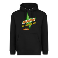 Black brawndo the thirst mutilator   idiocracy inspired active Heavyweight Hoodie - PixelWave