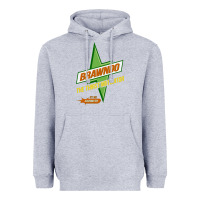 Heather Grey brawndo the thirst mutilator   idiocracy inspired active Heavyweight Hoodie - PixelWave