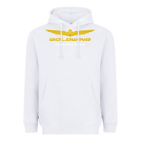 White goldwing Heavyweight Hoodie - PixelWave