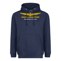 Navy goldwing Heavyweight Hoodie - PixelWave