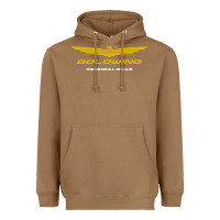 Toasted Coconut goldwing Heavyweight Hoodie - PixelWave