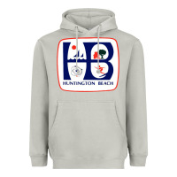 Moon Dust Coat of arms of Huntington Beach Heavyweight Hoodie - PixelWave