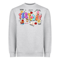 Heather Grey test day Heavyweight Sweatshirt - JahusDesignShop