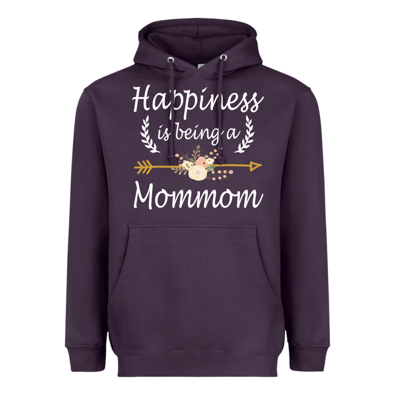 Happiness Is Being A Mommom  Cute Mothers Day Gifts Heavyweight Hoodie by PixelWave | Teevron